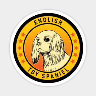 English Toy Spaniel Dog Portrait Magnet